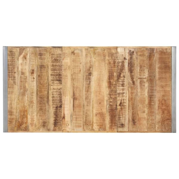 vidaXL Ruokapöytä 200x100x75 cm täysi karkea mangopuu