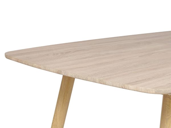 Spisebord MDF Træ med Udtræk Plade 180 / 210x90 cm Minimalistisk Stil