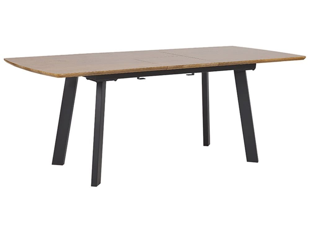 apt roterende glemsom Spisebord 160/200x90 cm Mørk Træ/SortSALVADOR | CDON
