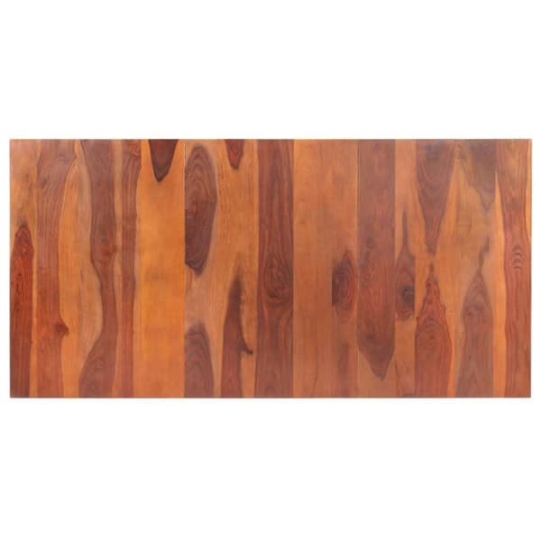 vidaXL Matbord 180x90x76 cm massivt sheshamträ