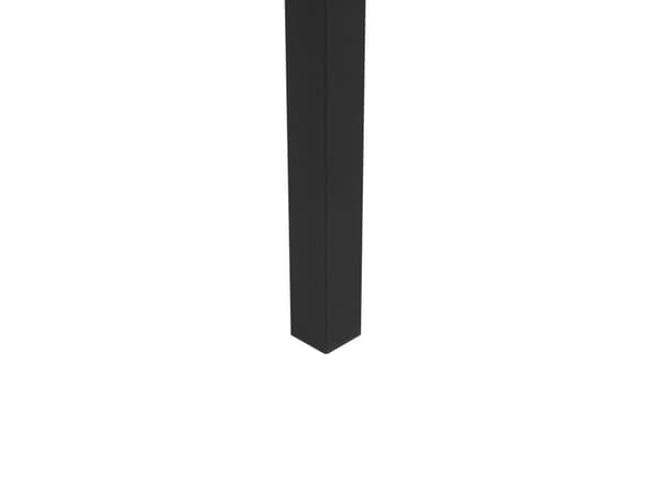 Ruokapöytä vaalea puu/musta 150 x 90 cm metallijalat skandinaavinen tyyli