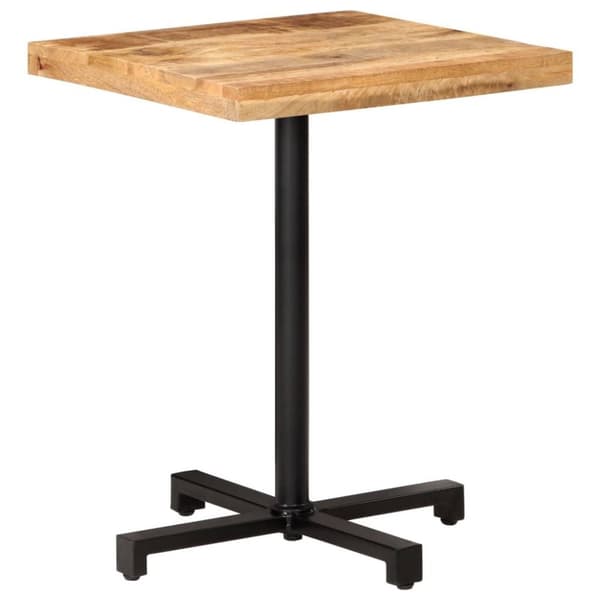 vidaXL bistrobord 60x60x75 cm firkantet ru mangotræ