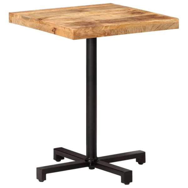 vidaXL bistrobord 60x60x75 cm firkantet ru mangotræ