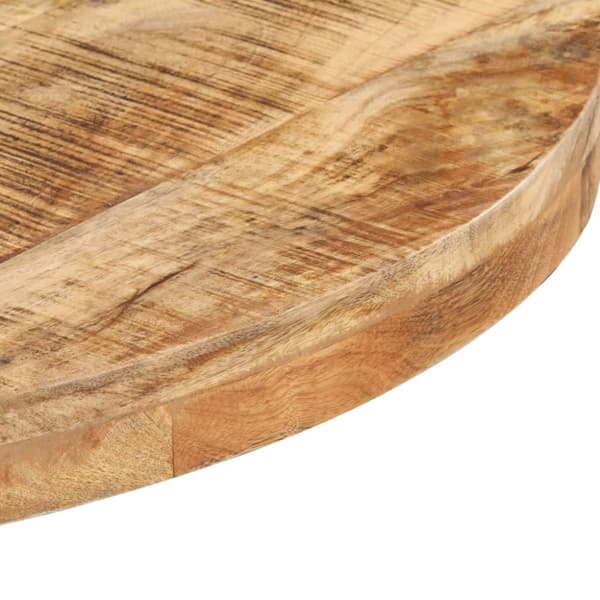 vidaXL bistrobord Ø70x75 cm rund ru mangotræ