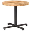 Miniatyrbillede 7 af 10: vidaXL bistrobord Ø80x75 cm rund ru mangotræ