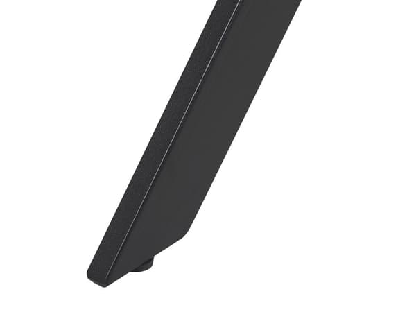Ruokapöytä harmaa MDF-levy musta metalli 140/180 x 80 x 76 cm betonikuvio jatkettava kuudelle industriaalinen tyyli
