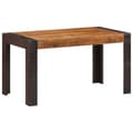 Miniatyrbillede 10 af 11: vidaXL spisebord 140x70x76 cm massivt ru mangotræ