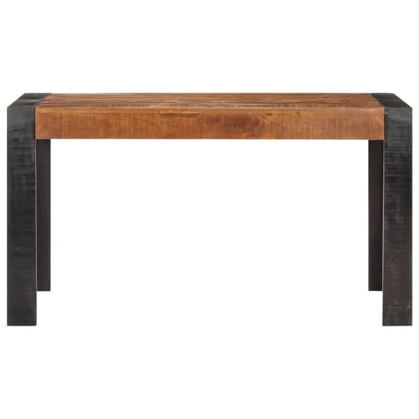 vidaXL spisebord 140x70x76 cm massivt ru mangotræ