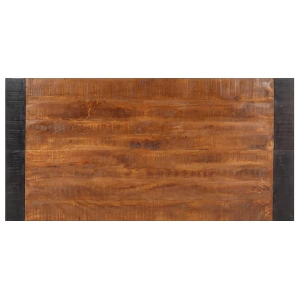 vidaXL Matbord 140x70x76 cm massivt grovt mangoträ