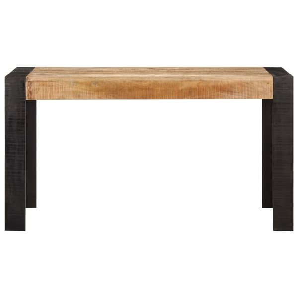 vidaXL Matbord 140x70x76 cm massivt grovt mangoträ