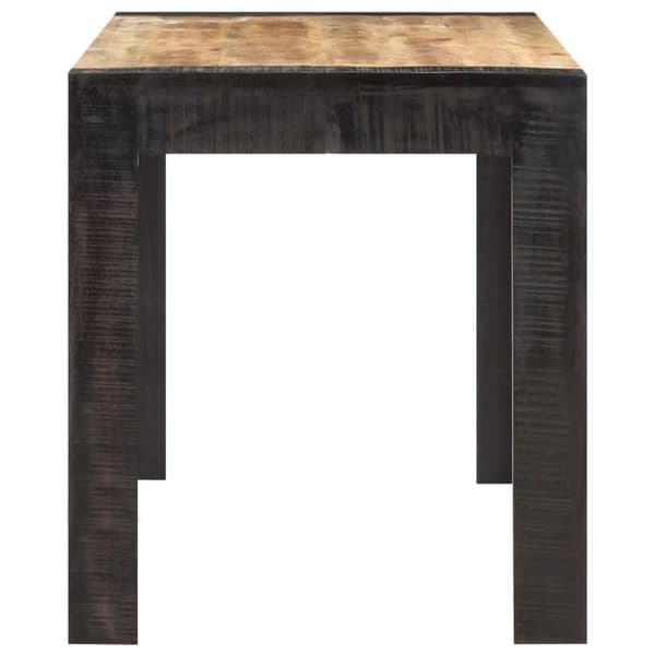 vidaXL spisebord 140x70x76 cm massivt ru mangotræ