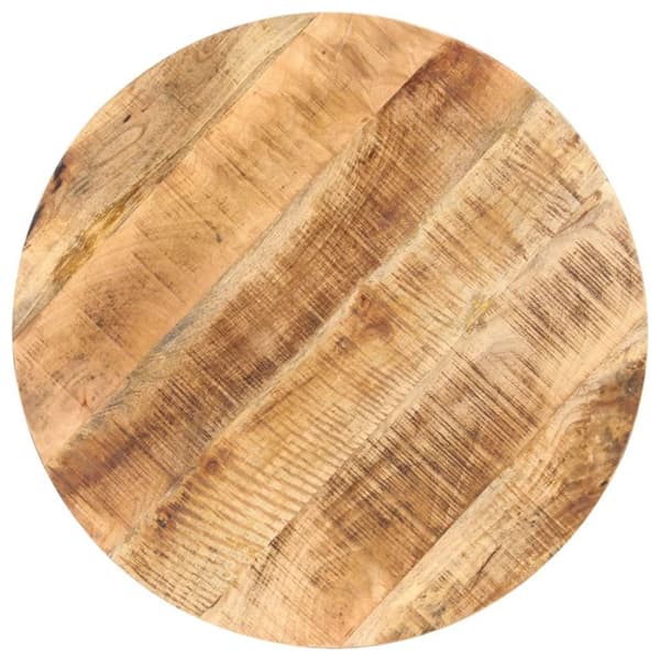 vidaXL Bistrobord rundt Ø80x75 cm grovt mangotre
