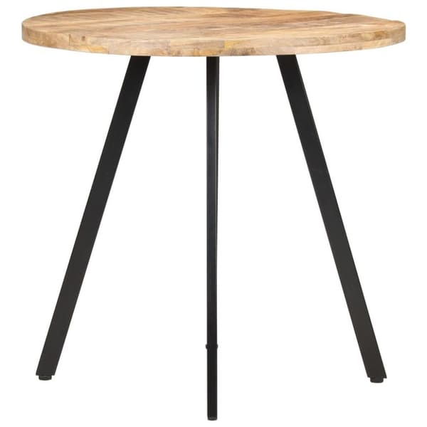 vidaXL Matbord 80 cm grovt mangoträ