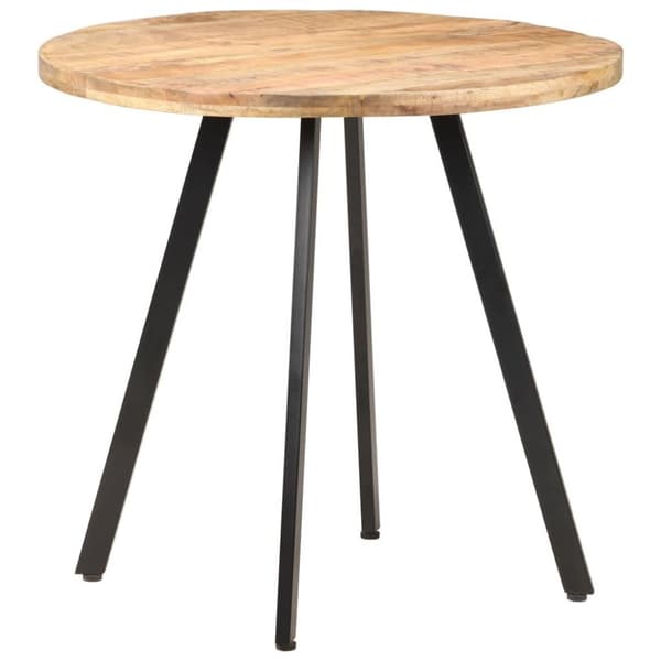 vidaXL Ruokapöytä 80 cm karkea mangopuu