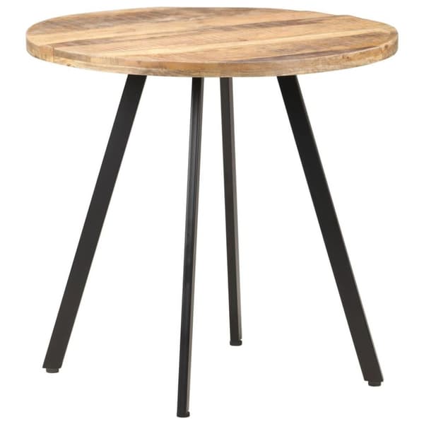 vidaXL Ruokapöytä 80 cm karkea mangopuu