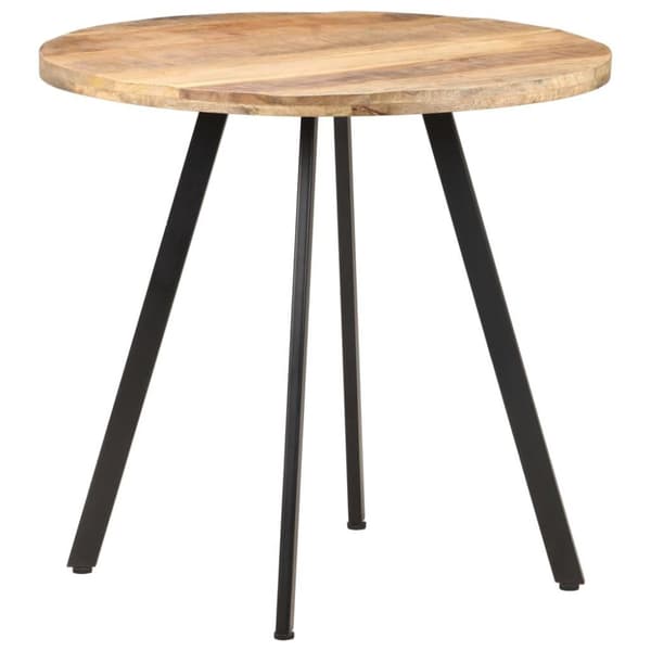 vidaXL Ruokapöytä 80 cm karkea mangopuu