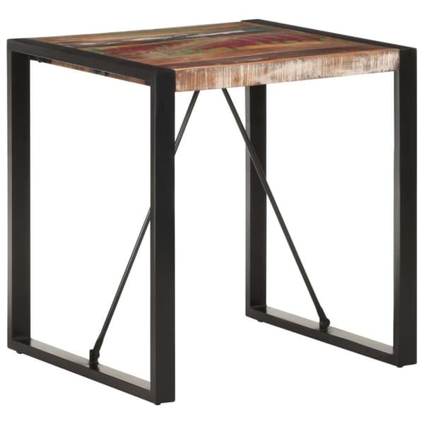 vidaXL Matbord 70x70x75 cm massivt återvunnet trä
