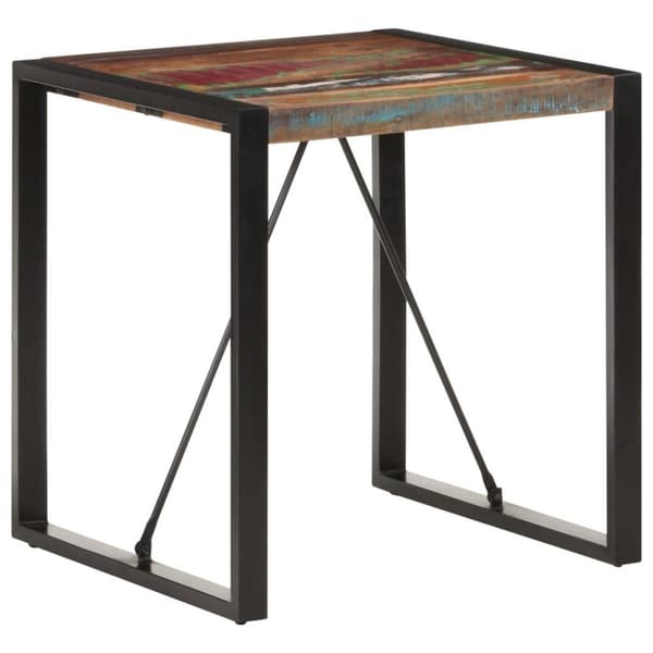 vidaXL Matbord 70x70x75 cm massivt återvunnet trä