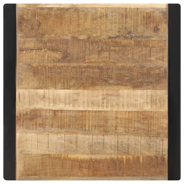 vidaXL Spisebord 70x70x75 cm grov heltre mango
