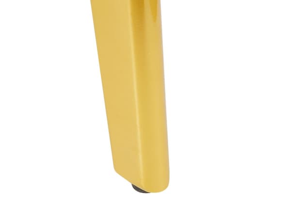 Ruokapöytä valkoinen MDF-levy kulta rauta 160/200 x 90 x 77 cm kuudelle jatkettava marmorikuvio glamour tyyli