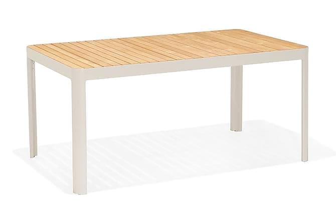 PORTALS Matbord 161 cm Vit/Teak