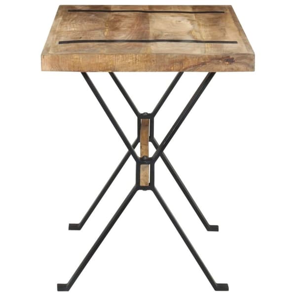 vidaXL spisebord 120x60x76 cm ru mangotræ