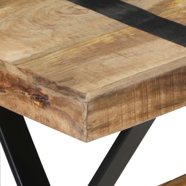 vidaXL spisebord 120x60x76 cm ru mangotræ