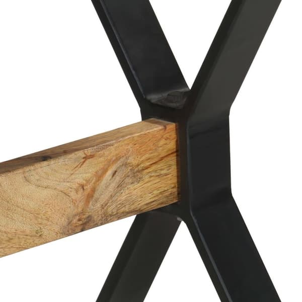 vidaXL spisebord 120x60x76 cm ru mangotræ