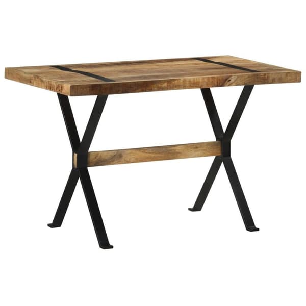 vidaXL spisebord 120x60x76 cm ru mangotræ