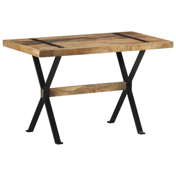 vidaXL spisebord 120x60x76 cm ru mangotræ