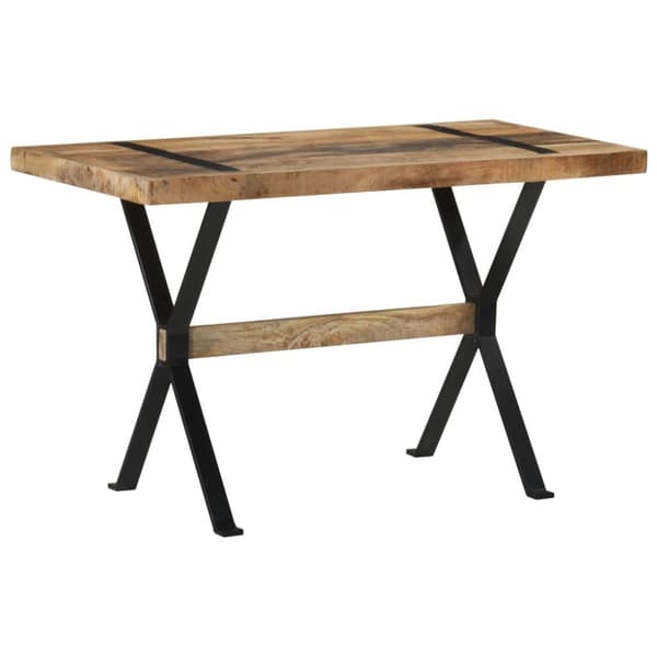 vidaXL spisebord 120x60x76 cm ru mangotræ