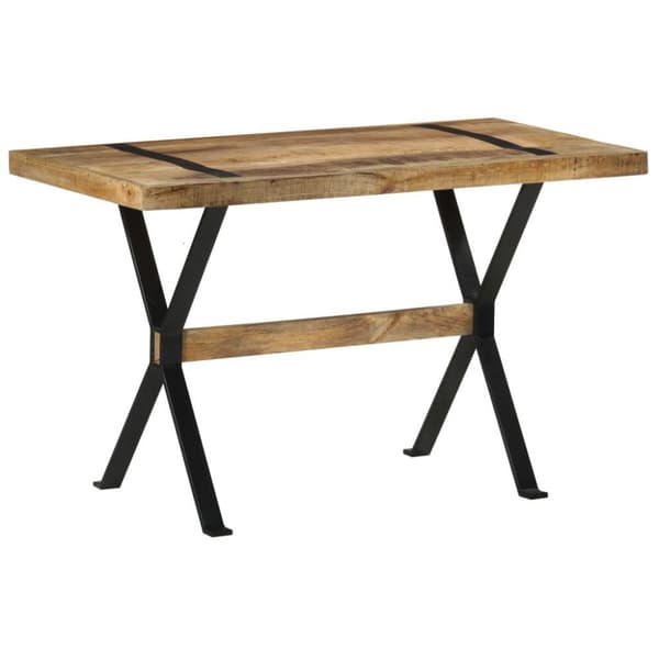 vidaXL spisebord 120x60x76 cm ru mangotræ