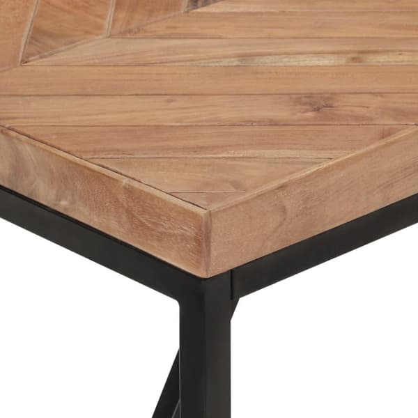 vidaXL spisebord 160x70x76 cm massivt akacietræ og mangotræ