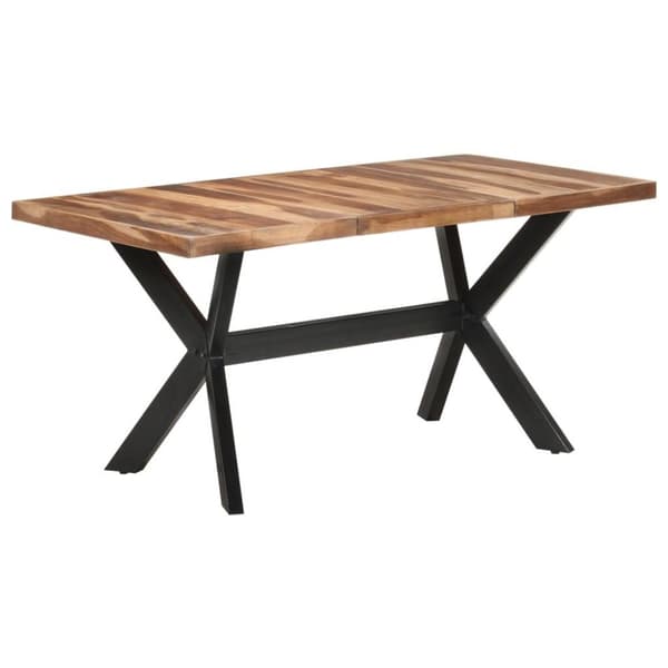 vidaXL spisebord 160x80x75 cm akacietræ med honningfarvet finish
