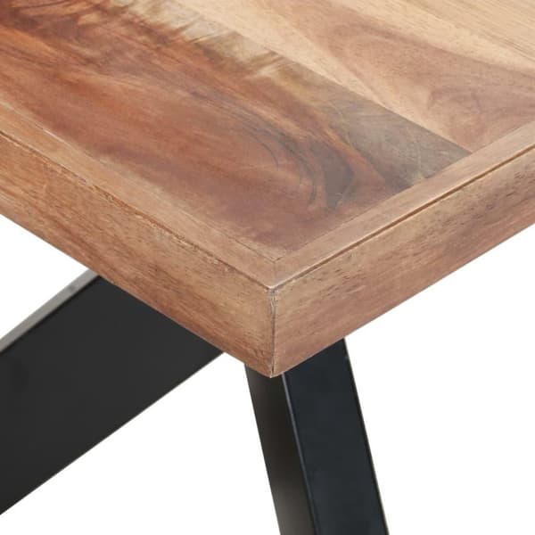 vidaXL spisebord 180x90x75 cm akacietræ med honningfarvet finish