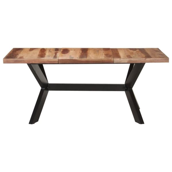 vidaXL spisebord 180x90x75 cm akacietræ med honningfarvet finish