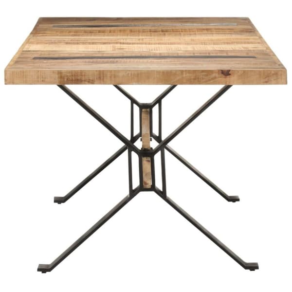 vidaXL spisebord 180x90x76 cm ru mangotræ