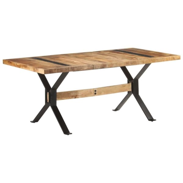 vidaXL spisebord 180x90x76 cm ru mangotræ