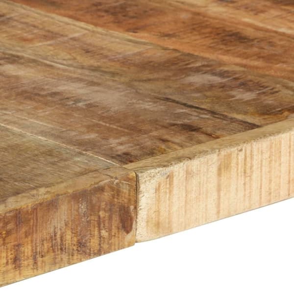 vidaXL Matbord 140x140x75 cm grovt mangoträ