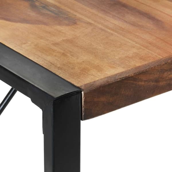 vidaXL Ruokapöytä 140x140x75 cm massiivipuu