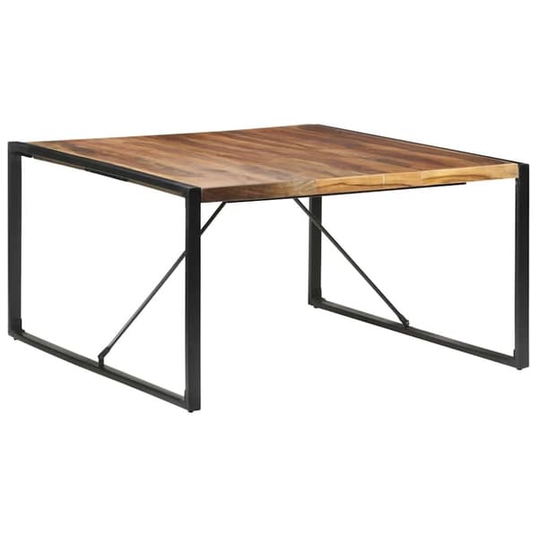 vidaXL Ruokapöytä 140x140x75 cm massiivipuu