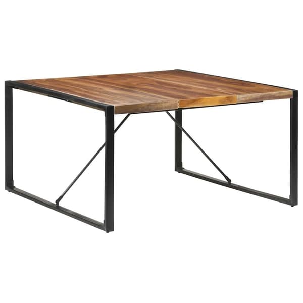 vidaXL Ruokapöytä 140x140x75 cm massiivipuu