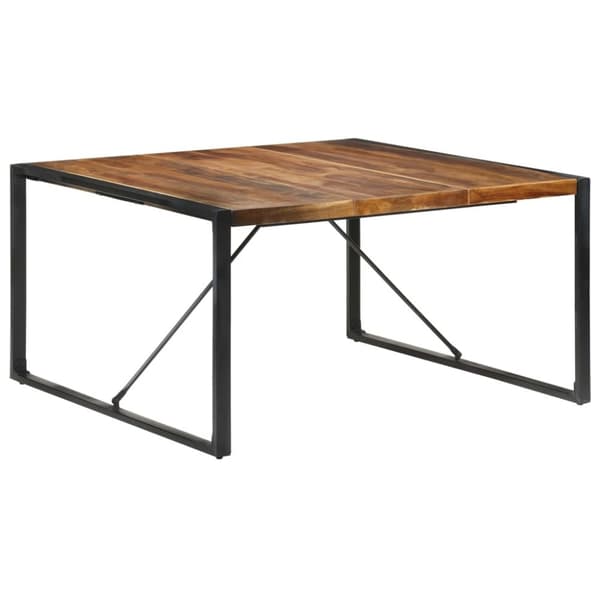 vidaXL Ruokapöytä 140x140x75 cm massiivipuu