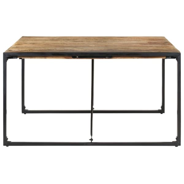 vidaXL Ruokapöytä 220x100x75 cm karkea mangopuu