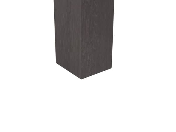 Ruokapöytä tumma puu 180 x 90 cm MDF-levy 6 hengelle suorakulmainen skandinaavinen tyyli