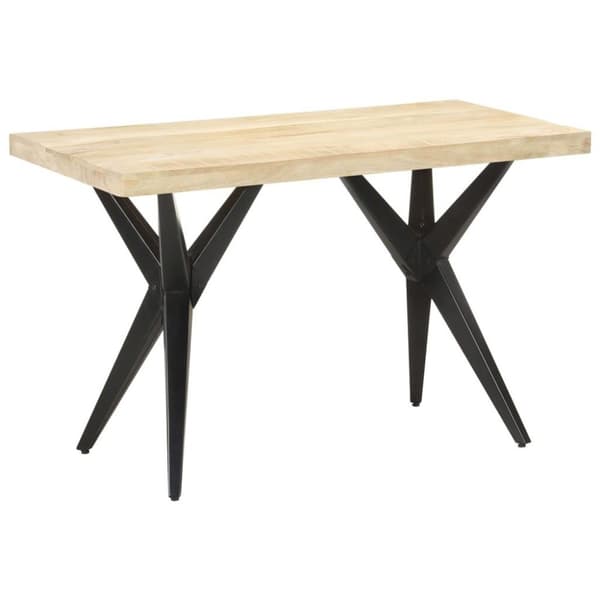 vidaXL Matbord 120x60x76 cm massivt mangoträ