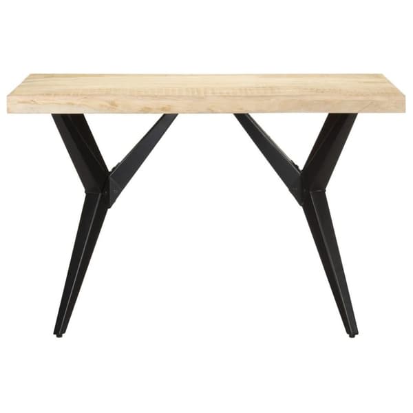 vidaXL Matbord 120x60x76 cm massivt mangoträ