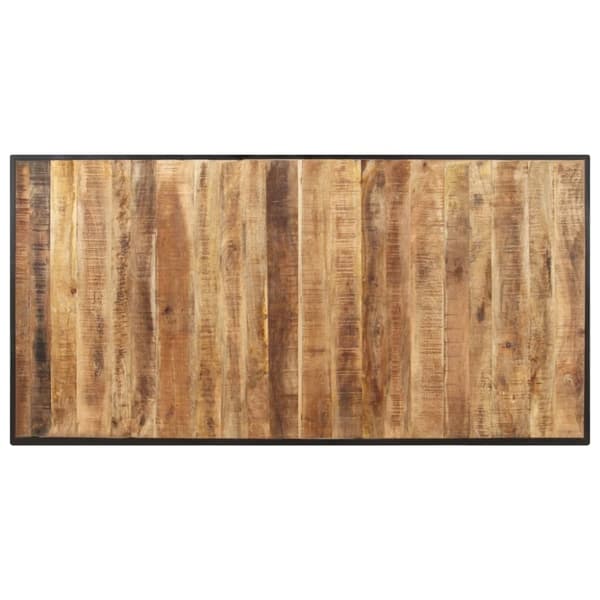 vidaXL Matbord 160 cm grovt mangoträ