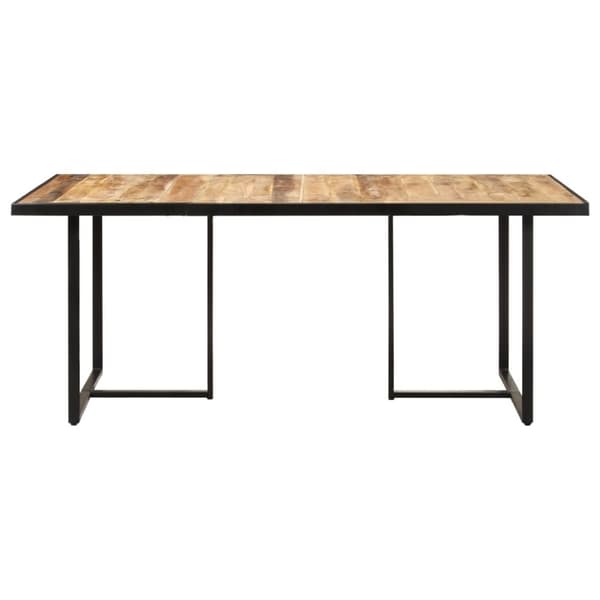 vidaXL Matbord 160 cm grovt mangoträ