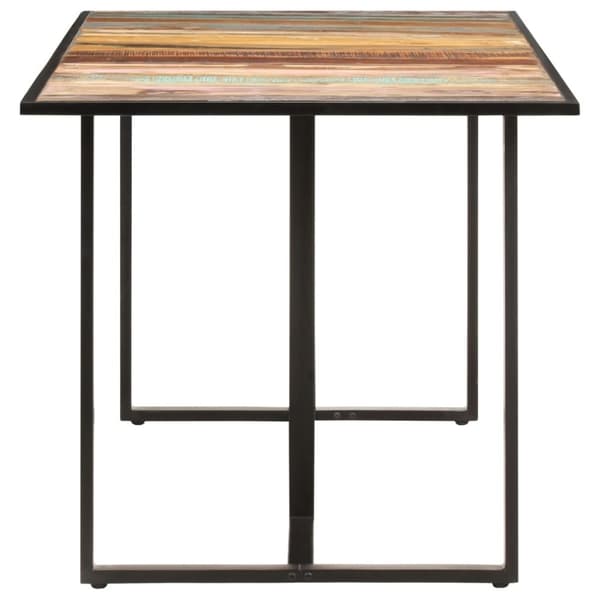 vidaXL spisebord 160 cm massivt genbrugstræ
